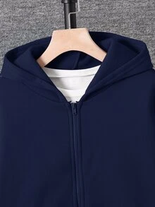 SHEIN 男童（大）衛衣 - 藏蓝色 - 查看 7