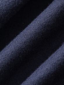 DAZY Men Letter Graphic Drop Shoulder Tee - Navy Blue - View 3