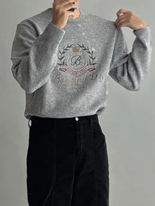 DAZY Pulls pour hommes - Gris - Voir 5