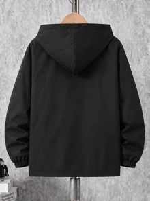 Casuvi Kids Teen Boys Coats - Black - View 2