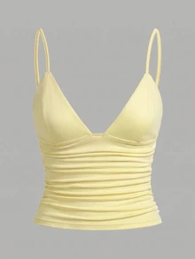 SHEIN EZwear 3件組女款背心與細肩帶上衣 - 彩色 - 查看 6