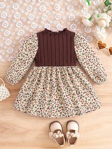 Baby Girls Dresses - Brown - View 2