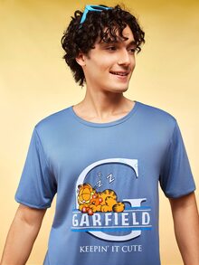Notgurli GARFIELD | SHEIN Men Loungewear Sets - Multicolor - View 6