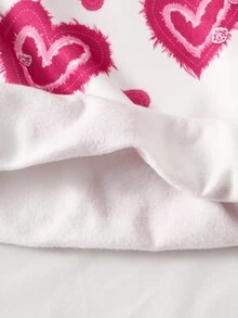 SHEIN 年輕女孩連帽衫與運動衫套裝 - 粉色 - 查看 7