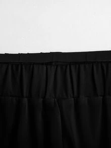 SHEIN Girlism Teen Girls Leggings Pcs - Black - View 4