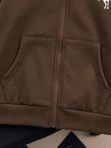 Tween Girls Jackets - Brown - View 5