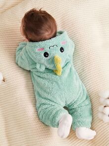 Newborn Baby Jumpsuits - Green - View 2