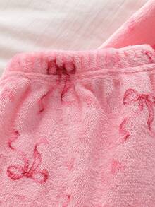Tween Girls Pajamas Fleece Thick - Pink - View 6