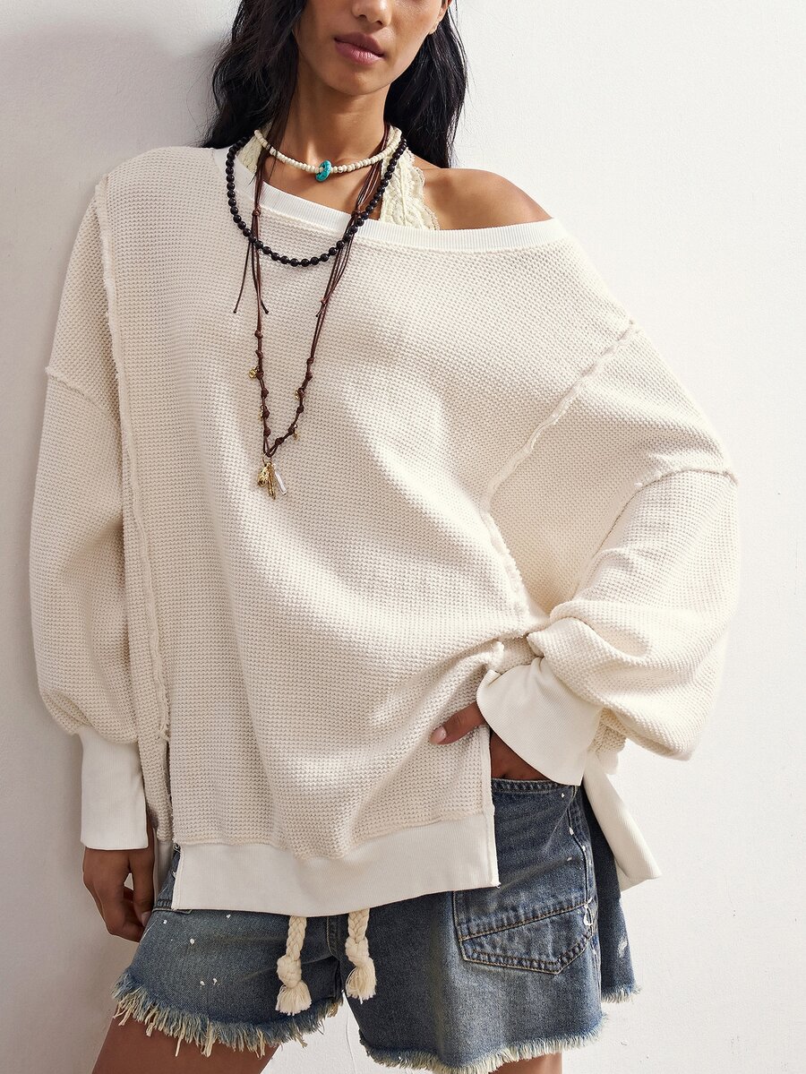 Bohemela Women Sweatshirts & Hoodies - Apricot - View 1