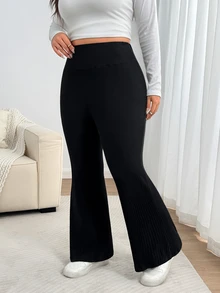 Enliva Celana Ukuran Plus - Hitam - View 3