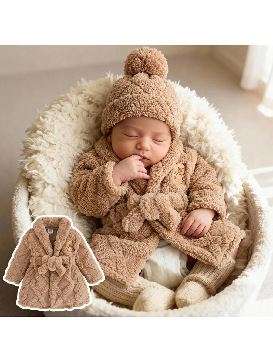 Loomiva Newborn Baby Pajamas - Multicolor - View 1