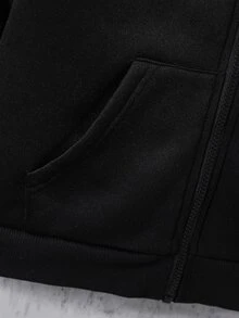 Tween Boys Coats - Black - View 5