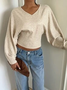 Aloruh Women T-Shirts - Apricot - View 3