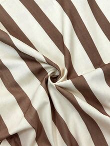 Hotletica Striped Print Drop Shoulder Shirt - Multicolor - View 7