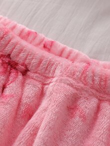 Tween Girls Pajamas Fleece Thick - Pink - View 9