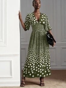 Aveloria Modichic Women Long Dresses - Green - View 5