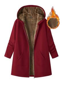 EMERY ROSE Chaquetas de talla grande - Rojo - Ver 1