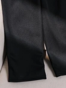 SHEIN Young Girls Pants - Black - View 5