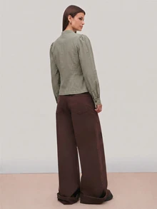 Nöista Women Blouses & Shirts - Olive Green - View 2