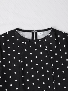 SHEIN Teen Girls Dresses - Black - View 4
