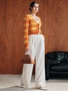 Anewsta Women Cardigans - Coklat - View 5