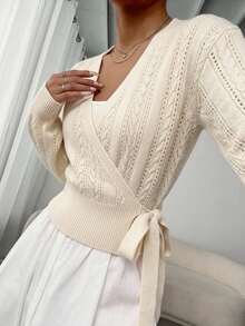 SHEIN PariChic Cardigans pour femmes - Nude - Voir 7