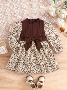 Baby Girls Dresses - Brown - View 7