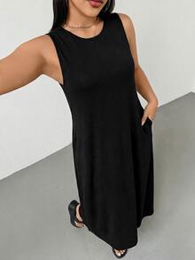 Shapeblank Plus Size Dresses - Black - View 5