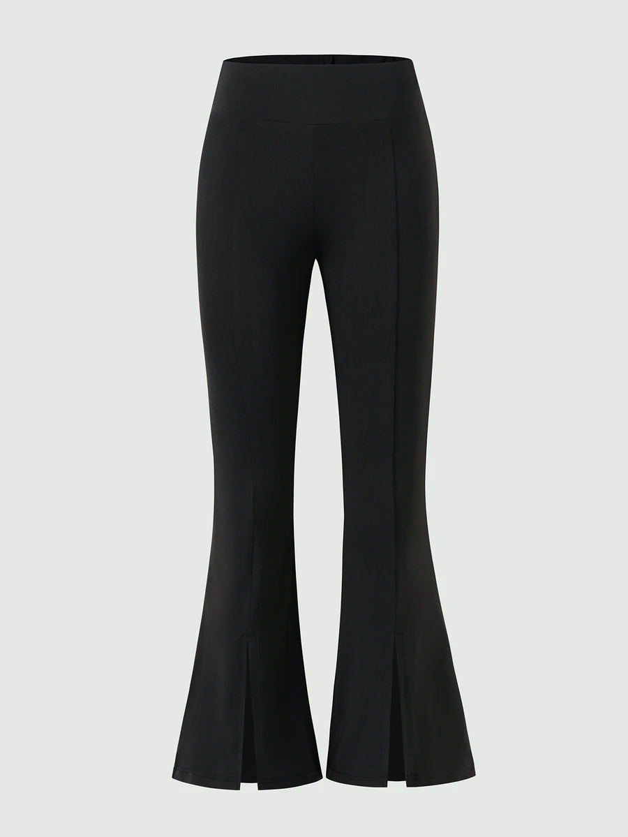SHEIN Tween Girls Pants - Black - View 1