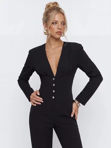 Avantive Women Jumpsuits - Black - View 4
