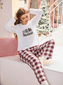 SHEIN Women Pajama Sets - Multicolor - View 5