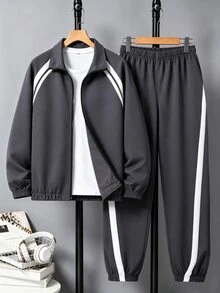 Teen Boys Outerwear Co-Ords - Dark Grey - View 3