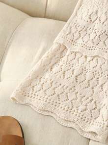 SHEIN Franclia Women Sweater Co-Ords - Apricot - View 6