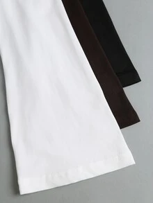 Sweetra 3pcs Cut Out Front Flare Sleeve Tee - Multicolor - View 6