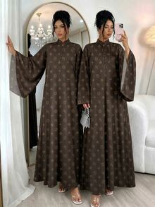Rafferiza Women Maxi Dresses - Brown - View 4