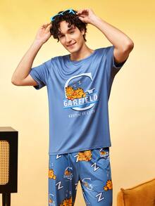 Notgurli GARFIELD | SHEIN Men Loungewear Sets - Multicolor - View 2