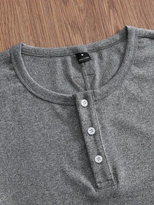 ESTAVOR Men T-Shirts - Grey - View 5