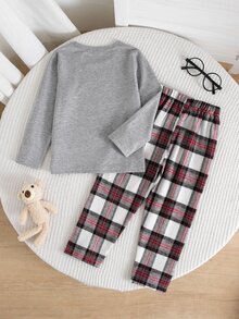 SHEIN Young Boys Pajamas - Multicolor - View 3
