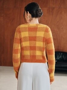 Anewsta Women Cardigans - Coklat - View 2