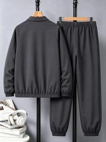 Teen Boys Outerwear Co-Ords - Dark Grey - View 2