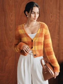 Anewsta Women Cardigans - Coklat - View 1