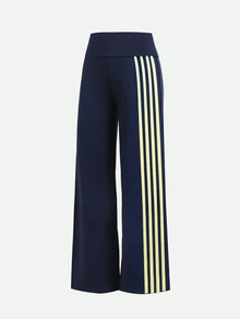 SHEIN Tween Girls Pants - Navy Blue - View 3
