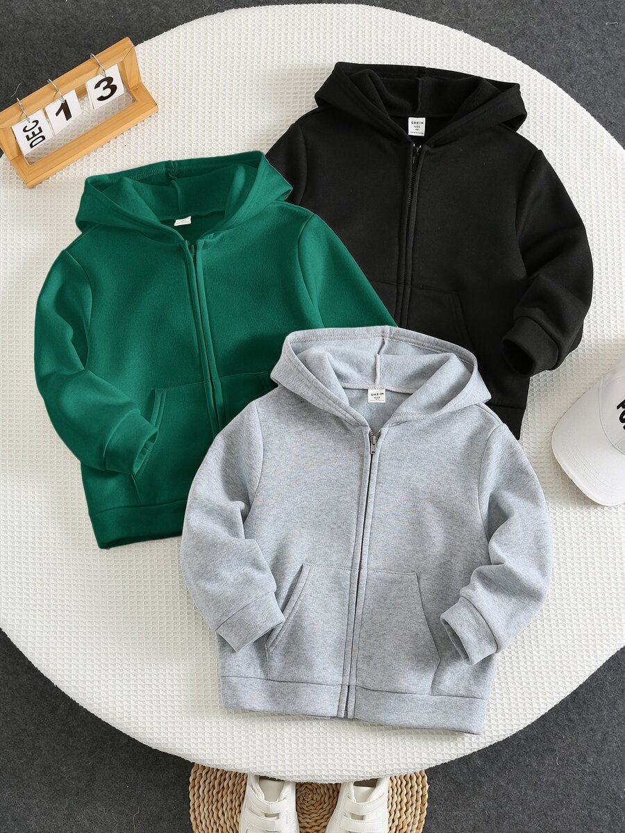 SHEIN Young Boys Sweatshirts - Multicolor - View 1