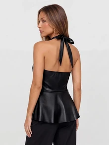 Avantive Women Tops Halloween Going Out Club Black Autumn Sexy Streetwear - Black - View 6