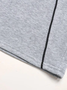 SHEIN Pantalones de Chándal Niñas (8-12) - Gris - Ver 8