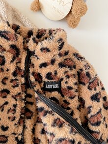 SHEIN 2PCS Baby Girls Coats - Khaki - View 6