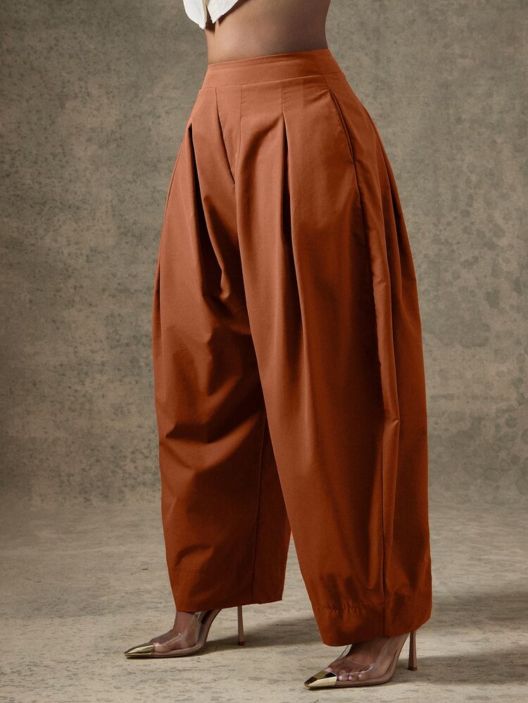 Vixey Women Pants - Perunggu - View 5