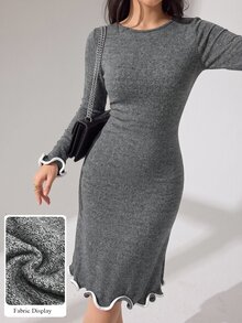 Modelyn Women Midi Dresses - Grey - View 1