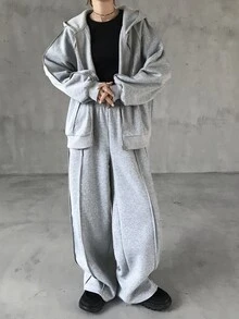 FRIFUL Women Two-Piece Outfits - Grey - View 2