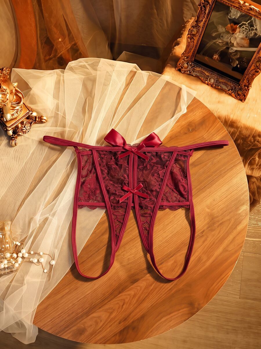 Seduluxe Plus Size Sexy Lingerie - Burgundy - View 1